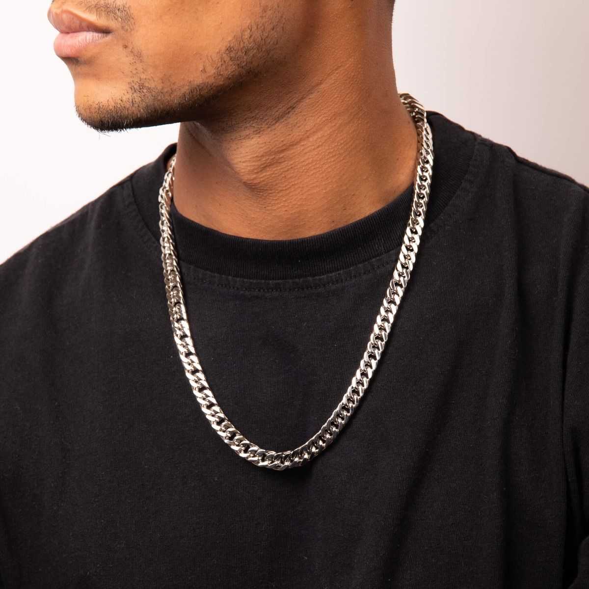 Stainless Steel Curb 56cm Necklace - Samuel Perry