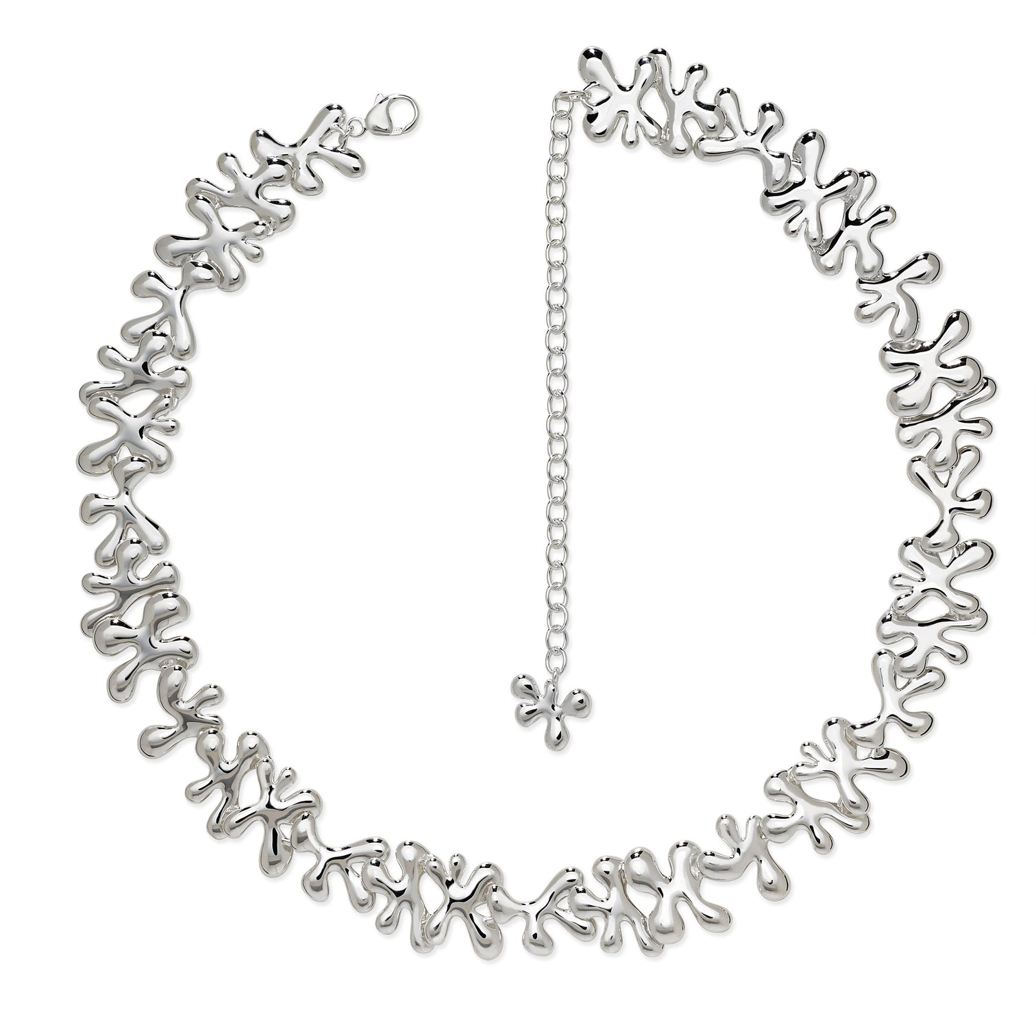 Sterling Silver Continual Splash Necklace - Samuel Perry