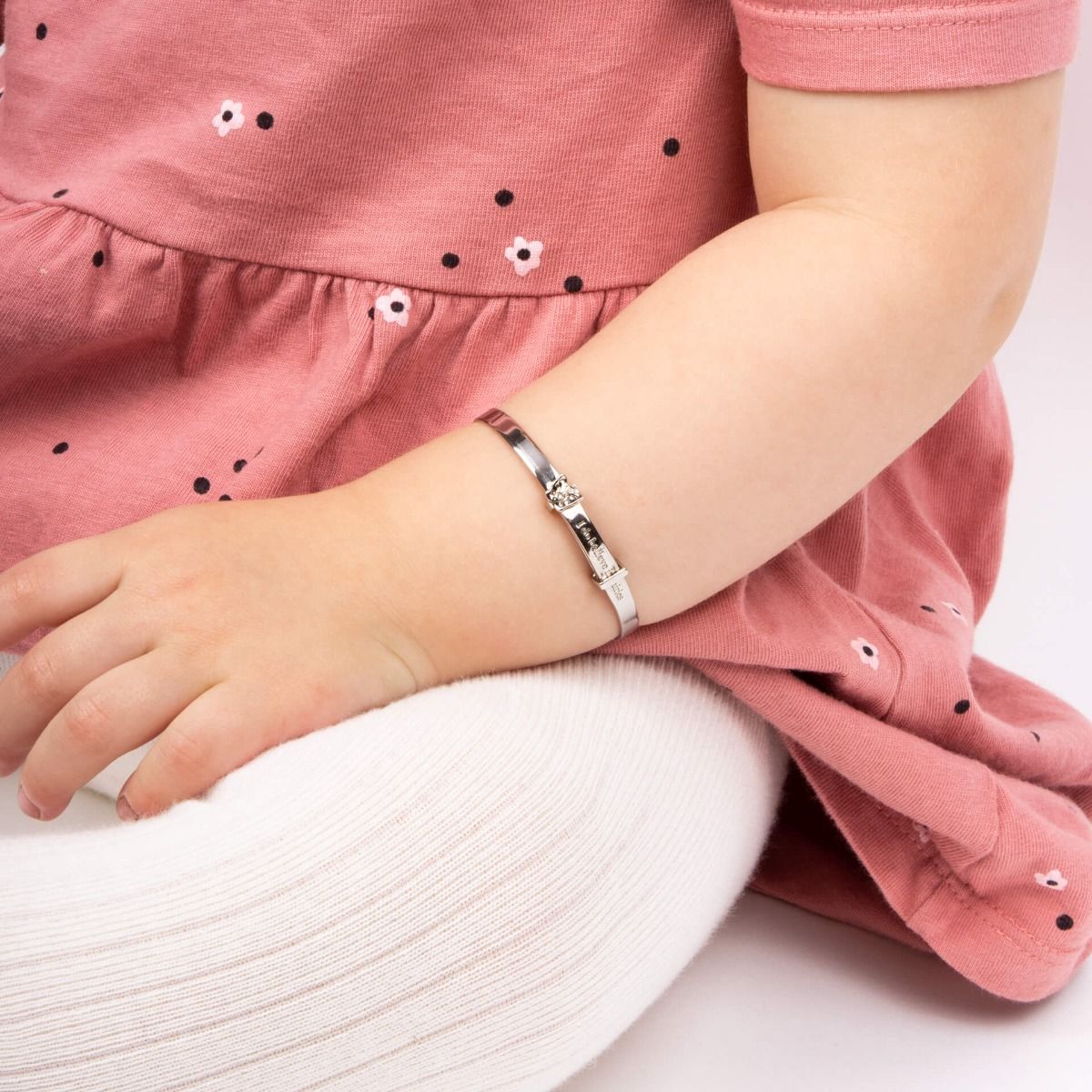 Sterling Silver Diamond Believe in Fairies Bangle - Samuel Perry