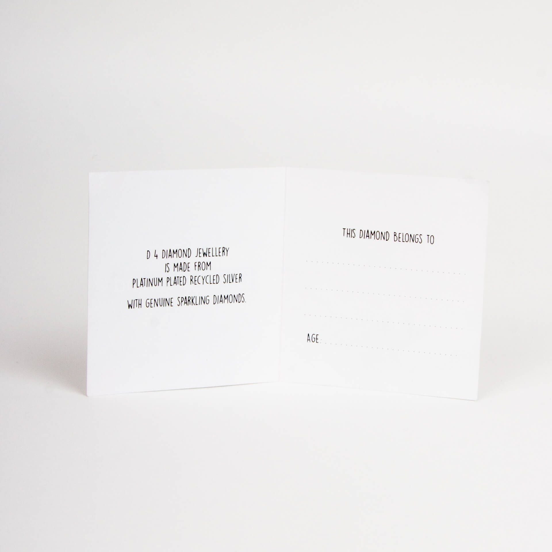 Sterling Silver Diamond Heart Baby Bangle - Samuel Perry