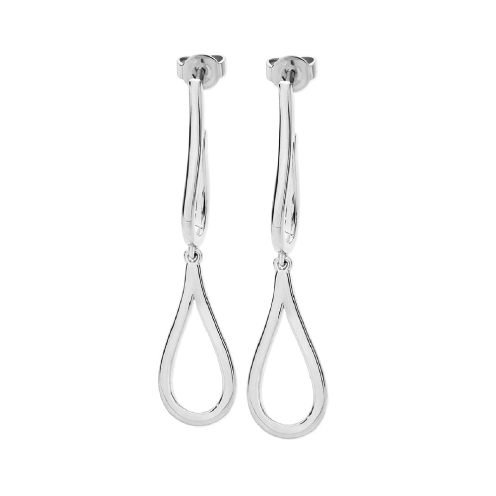 Sterling Silver Double Petal Earrings - Samuel Perry