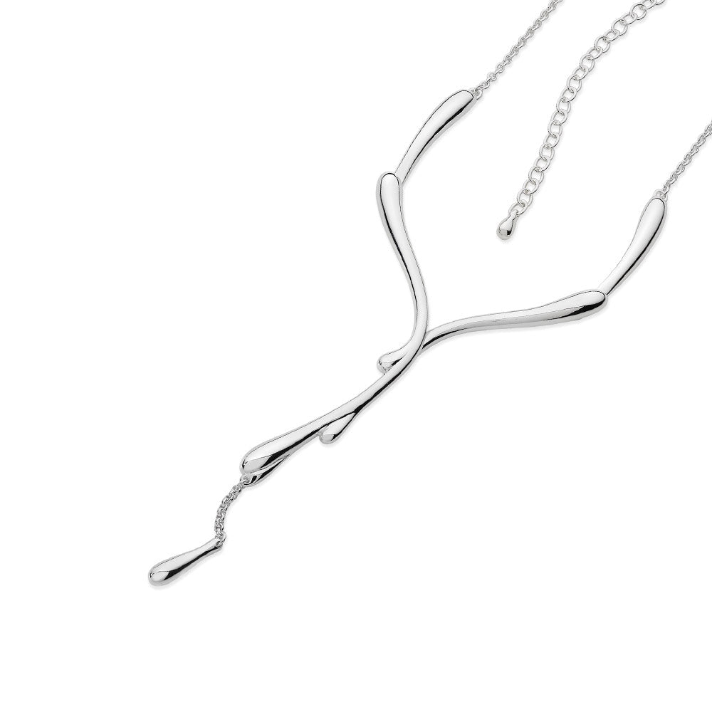 Sterling Silver Dripping Necklace - Samuel Perry