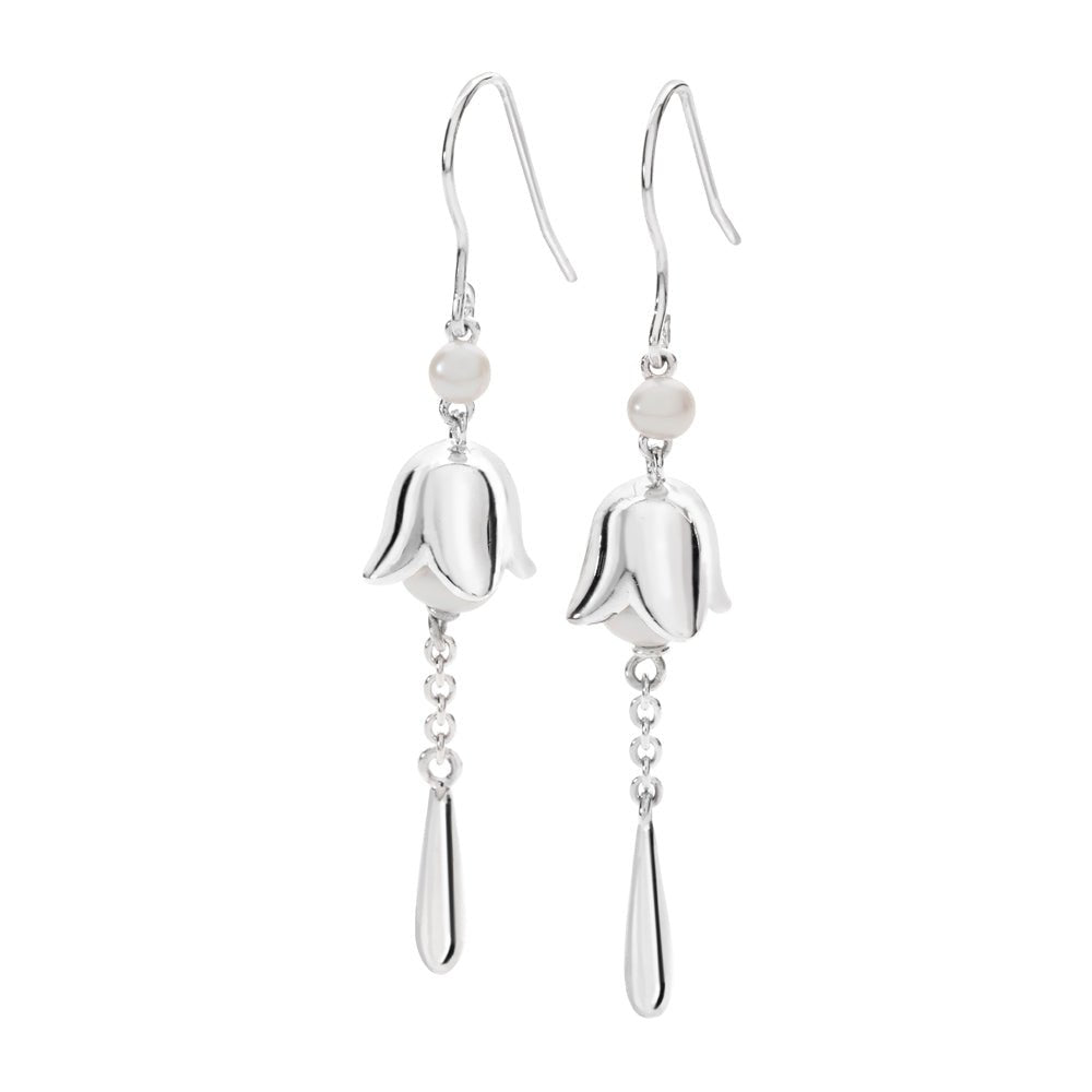 Sterling Silver Lily of the valley Earrings - Samuel Perry
