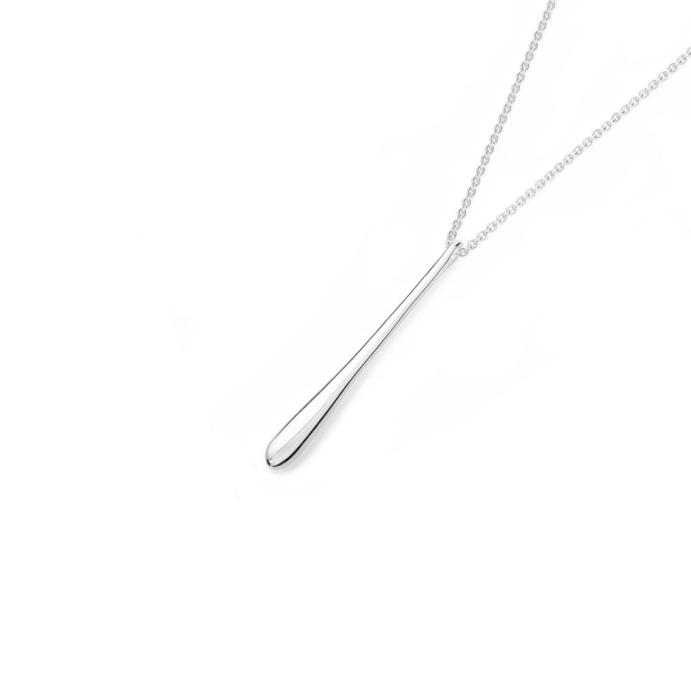 Sterling Silver Long Drip Necklace - Samuel Perry