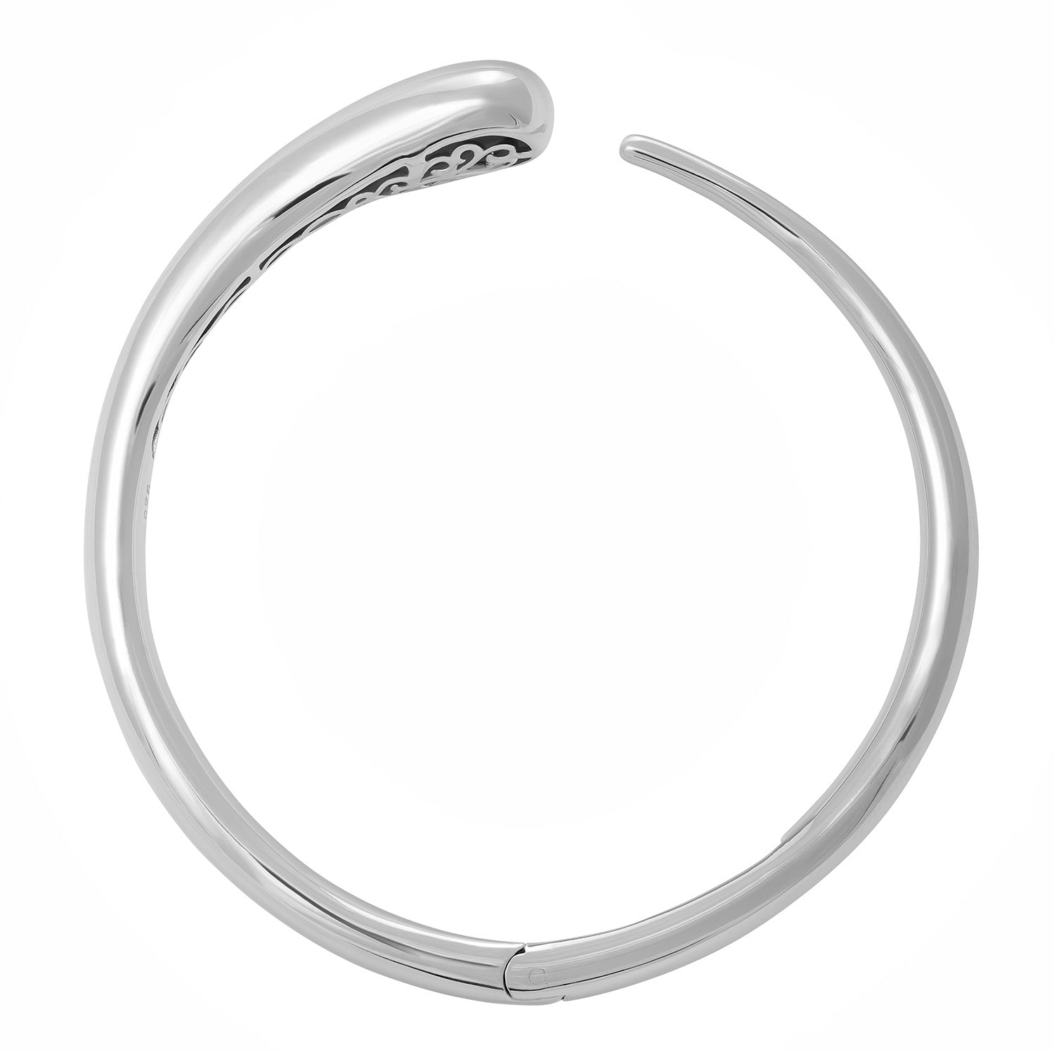 Sterling Silver Luna Bangle - Samuel Perry