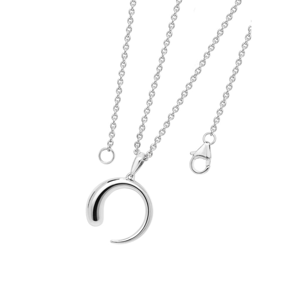 Sterling Silver Luna Pendant - Samuel Perry