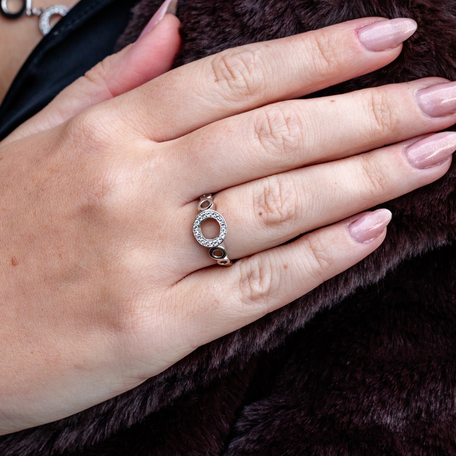 Sterling Silver Multi Halo Ring - Samuel Perry