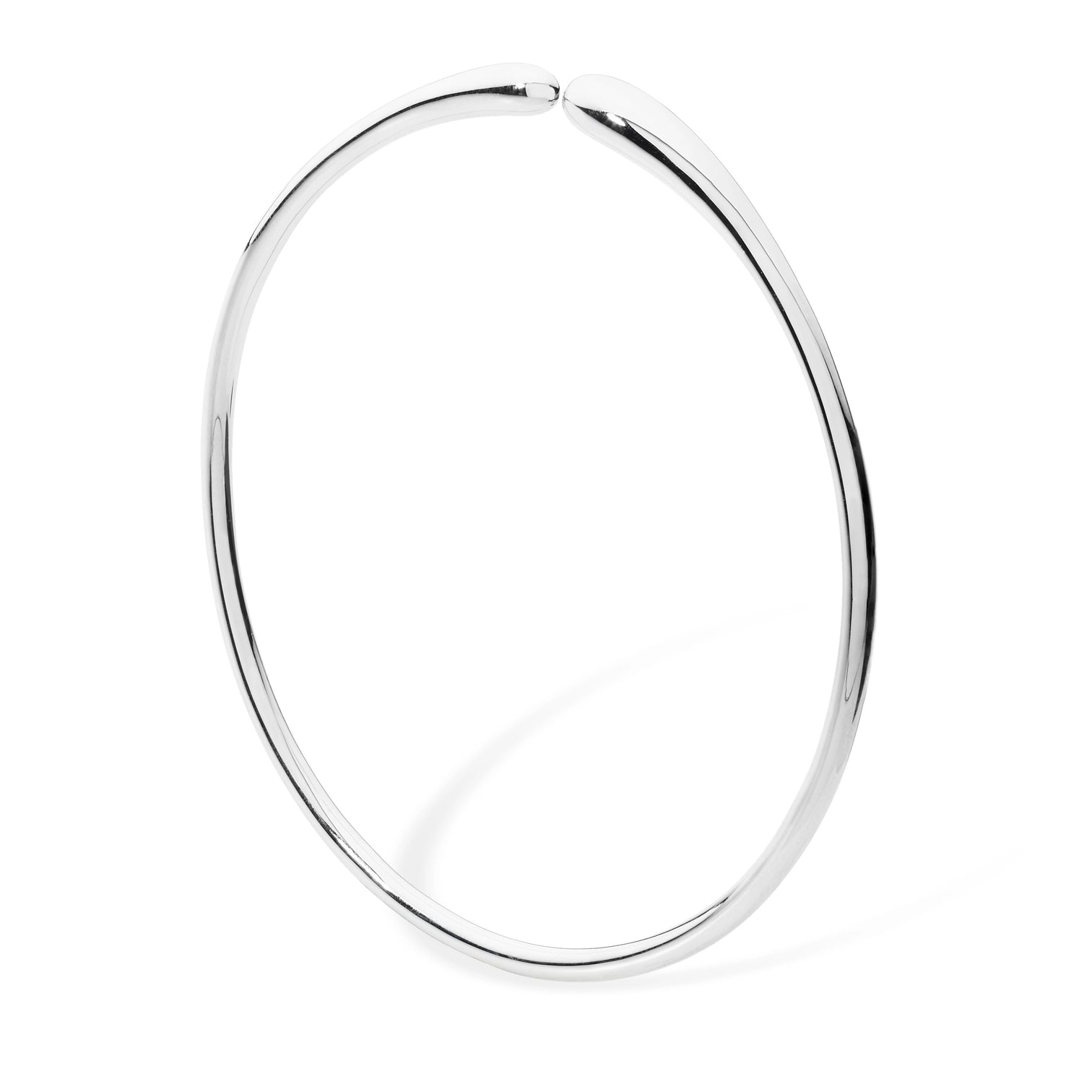 Sterling Silver Open Drop Bangle - Samuel Perry