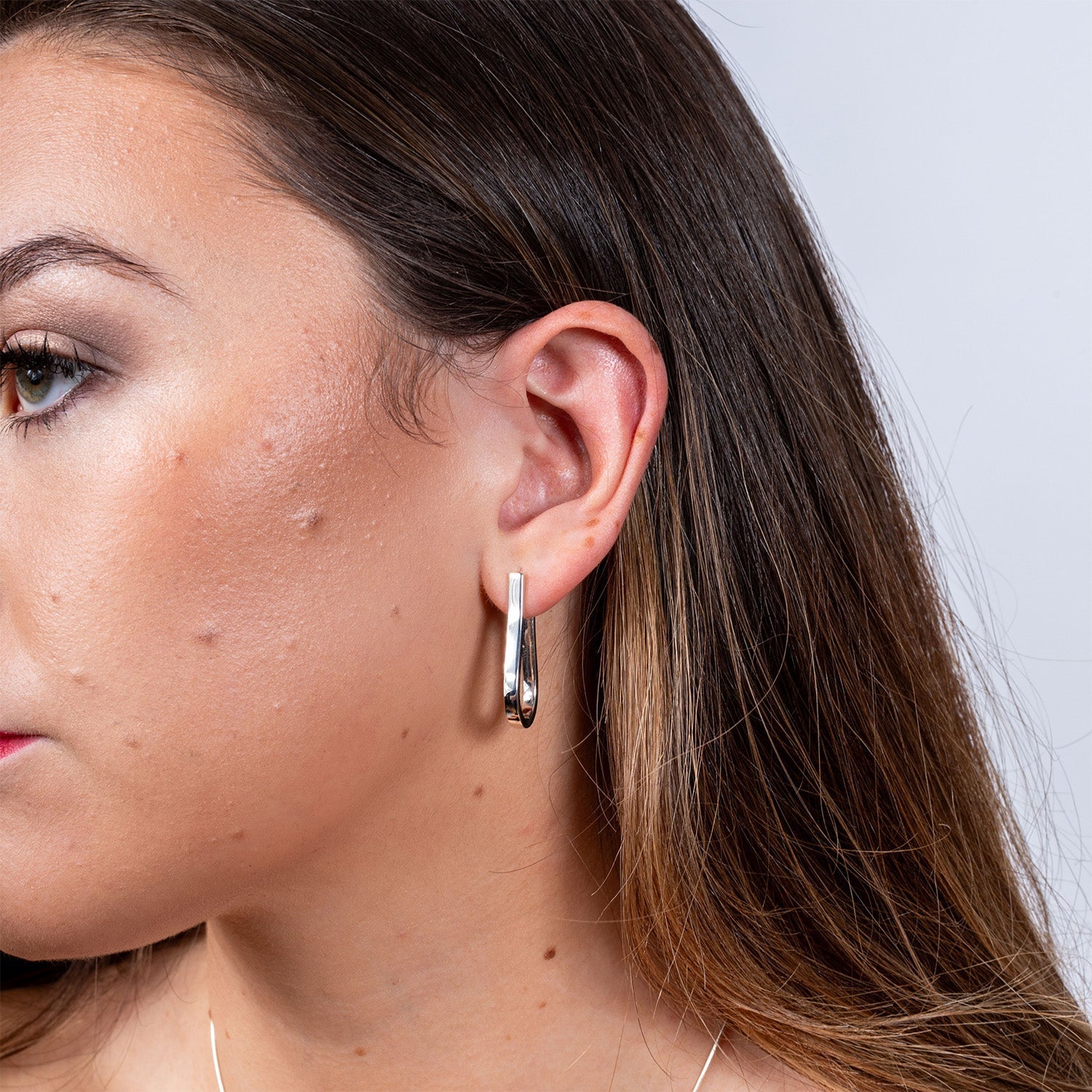 Sterling Silver Petal Hoops Extra Large - Samuel Perry