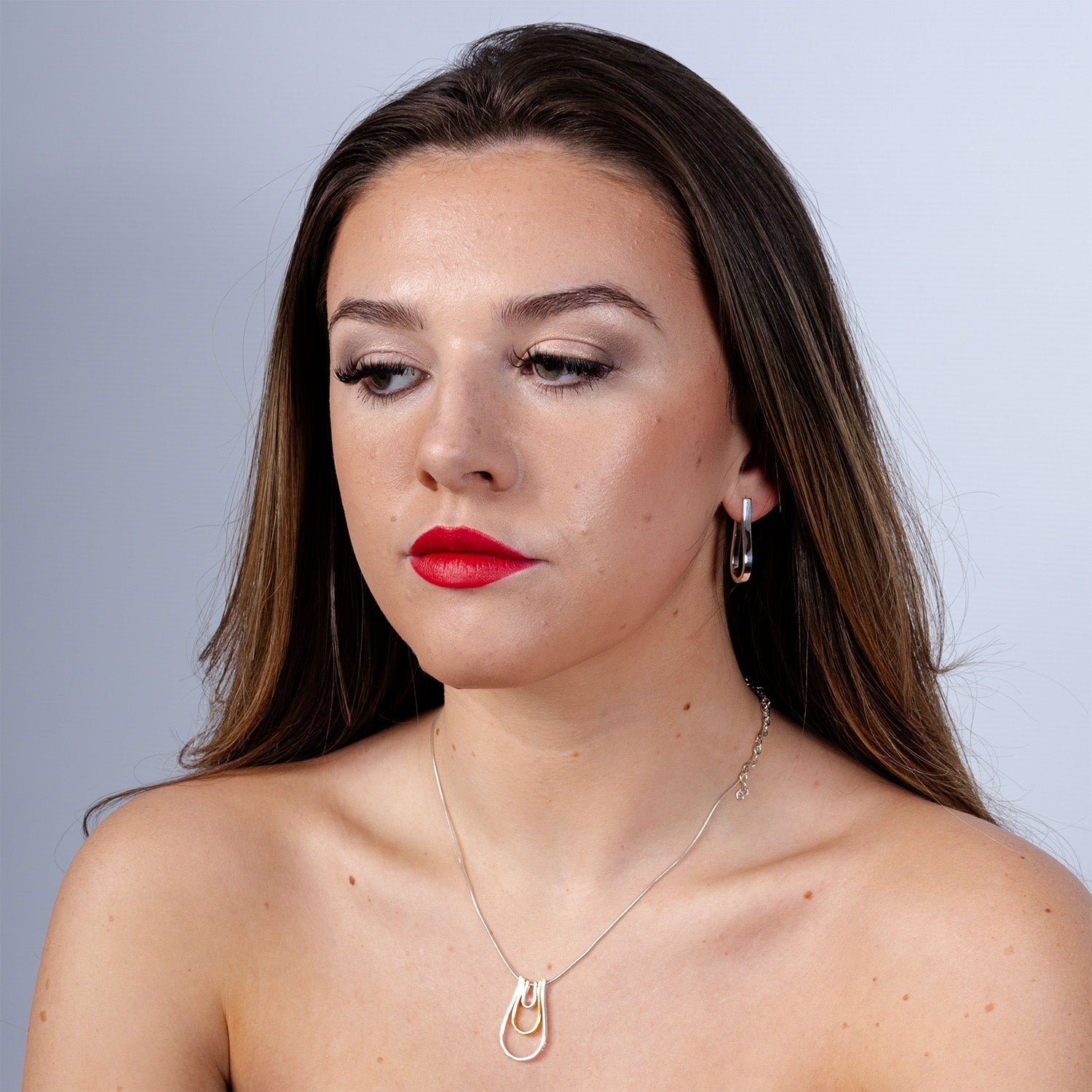Sterling Silver Petal Hoops Extra Large - Samuel Perry
