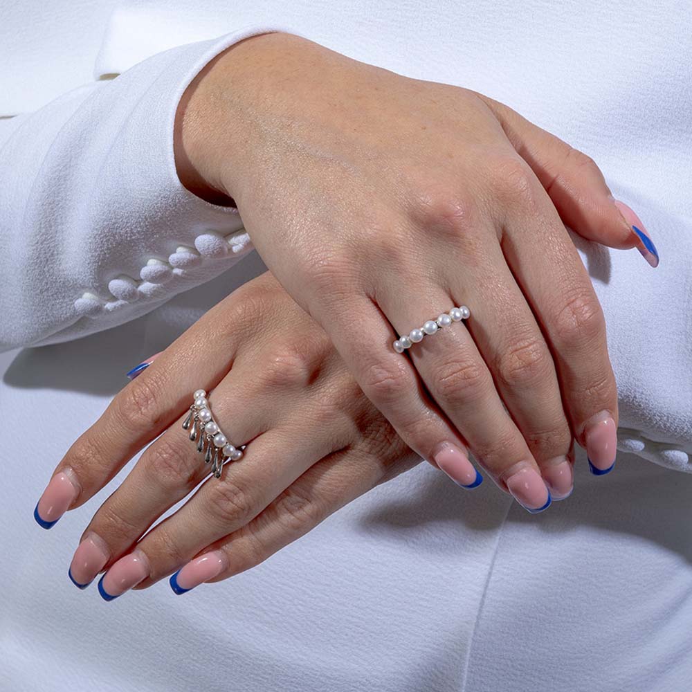 Sterling Silver Royal Pearl Ring - Samuel Perry