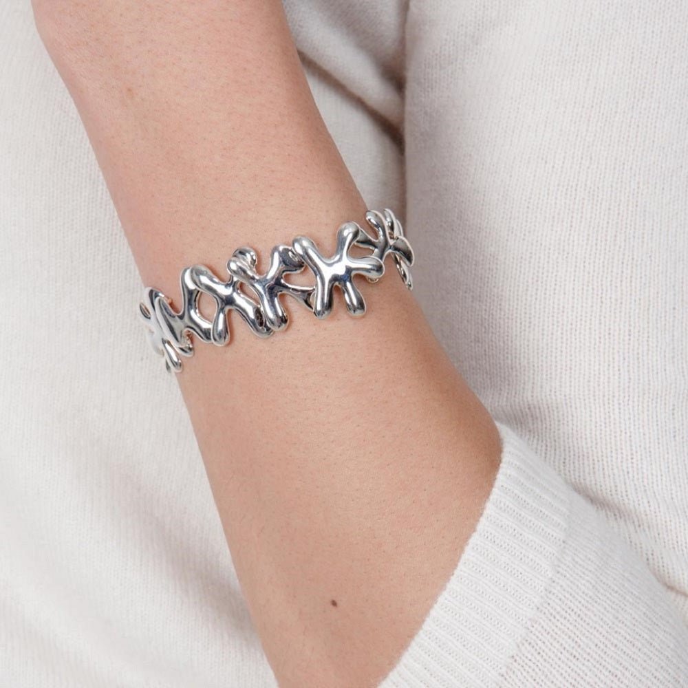 Sterling Silver Splash Bracelet - Samuel Perry