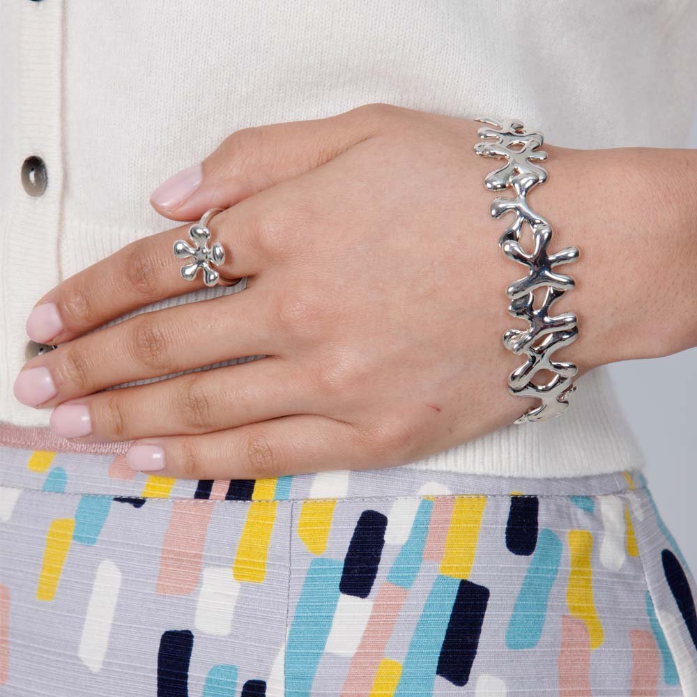 Sterling Silver Splash Bracelet - Samuel Perry