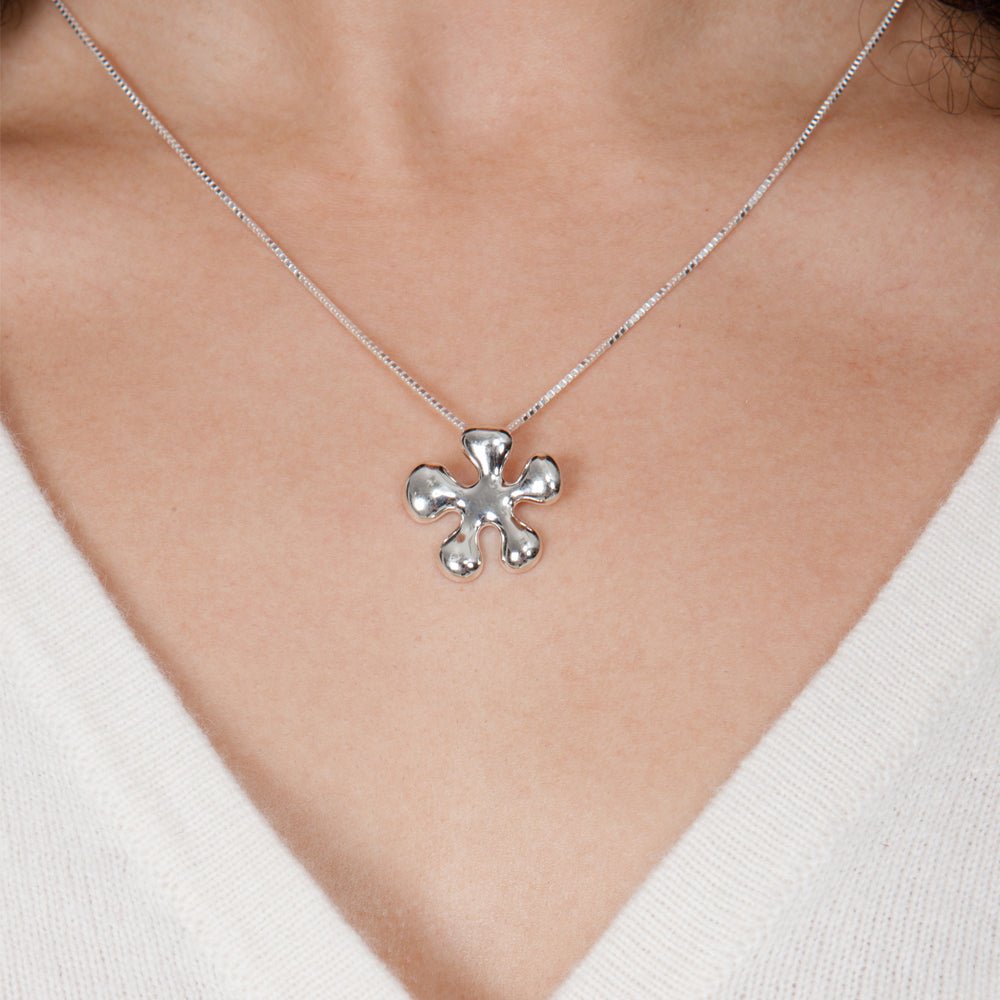 Sterling Silver Splash Pendant - Samuel Perry