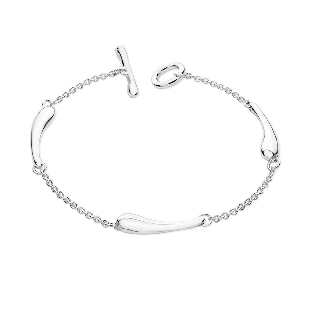 Sterling Silver Triple Drip Bracelet - Samuel Perry