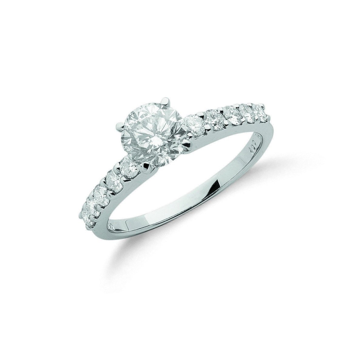 18ct White Gold 1.50ct Brilliant Cut Diamond Engagement Ring - Samuel Perry