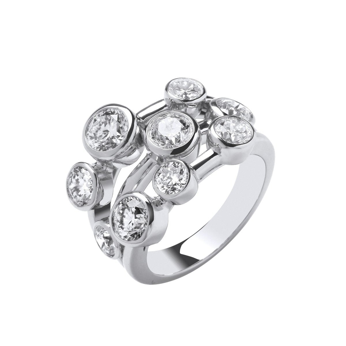 18ct White Gold 3.00ctw Diamond Dress Ring 18ct White Gold 3.00ctw Diamond Dress Ring
