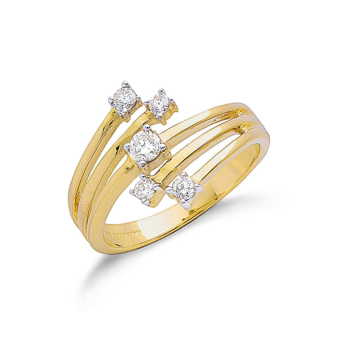 9ct Yellow Gold 0.30ct Diamond Ring - Samuel Perry