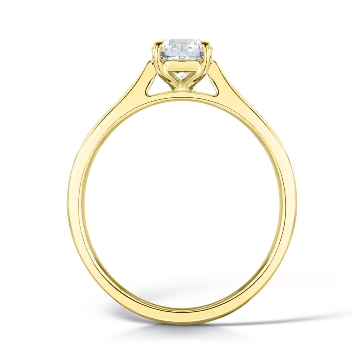 9ct Yellow Gold 0.50ct Lab Grown Diamond Engagement Ring - Samuel Perry