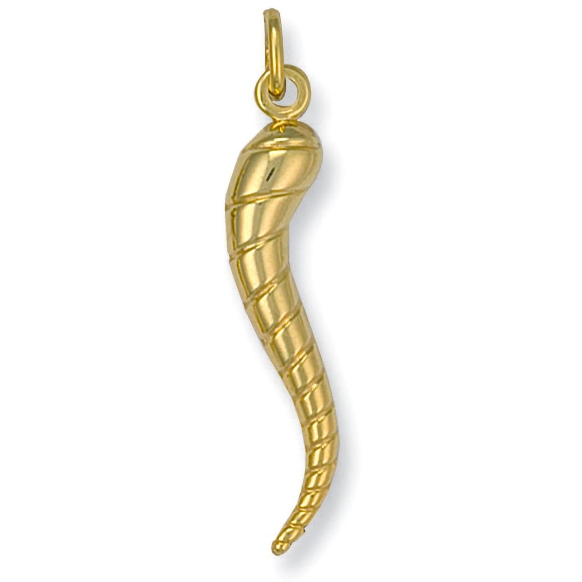 9ct Yellow Gold Horn of Life Pendant – Symbolic & Elegant - Samuel Perry