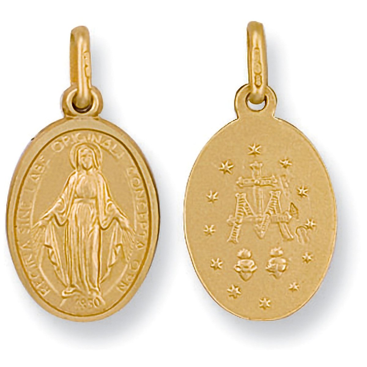 9ct Yellow Gold Miraculous Medallion Pendant – A Symbol of Faith - Samuel Perry