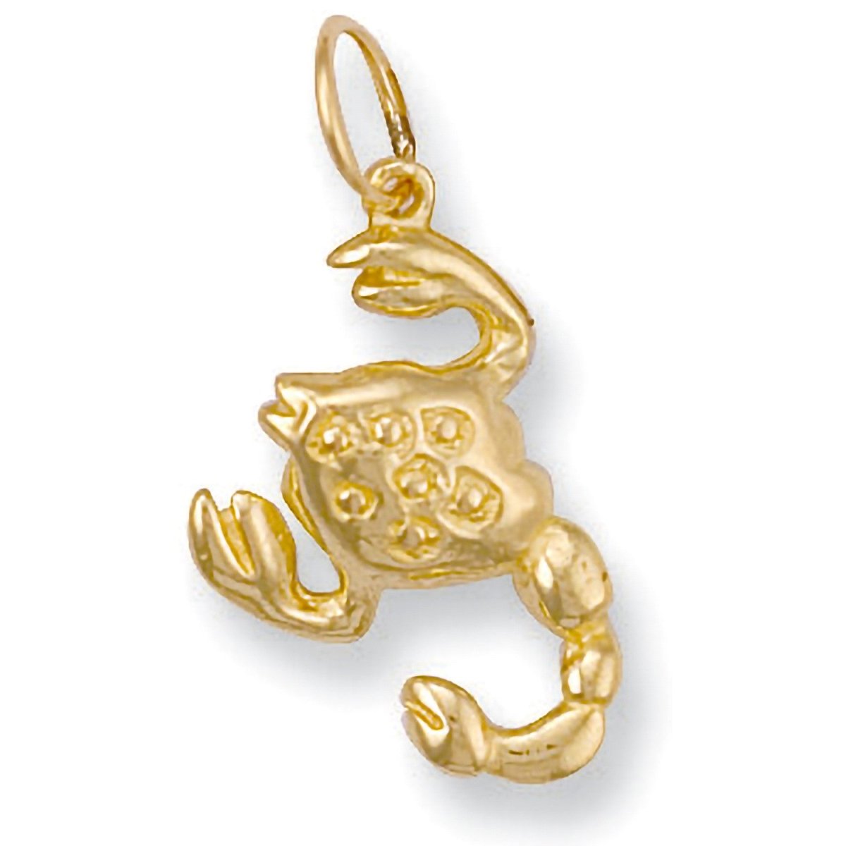 9ct Yellow Gold Scorpio Pendant – Bold Zodiac Elegance - Samuel Perry