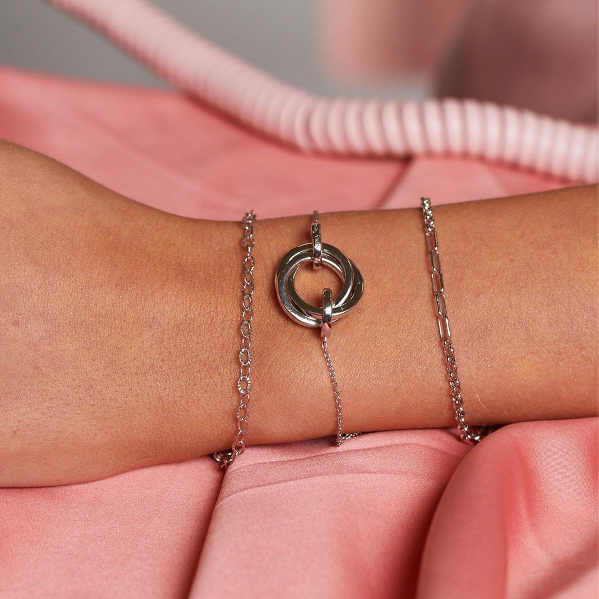Diamond Cut Oval Bracelet - Samuel Perry