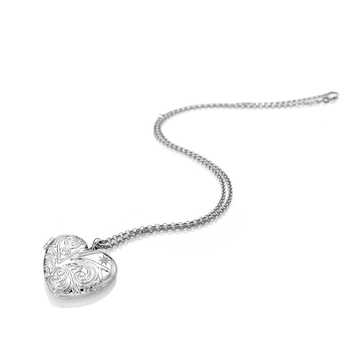 Engraved Heart Locket - Samuel Perry
