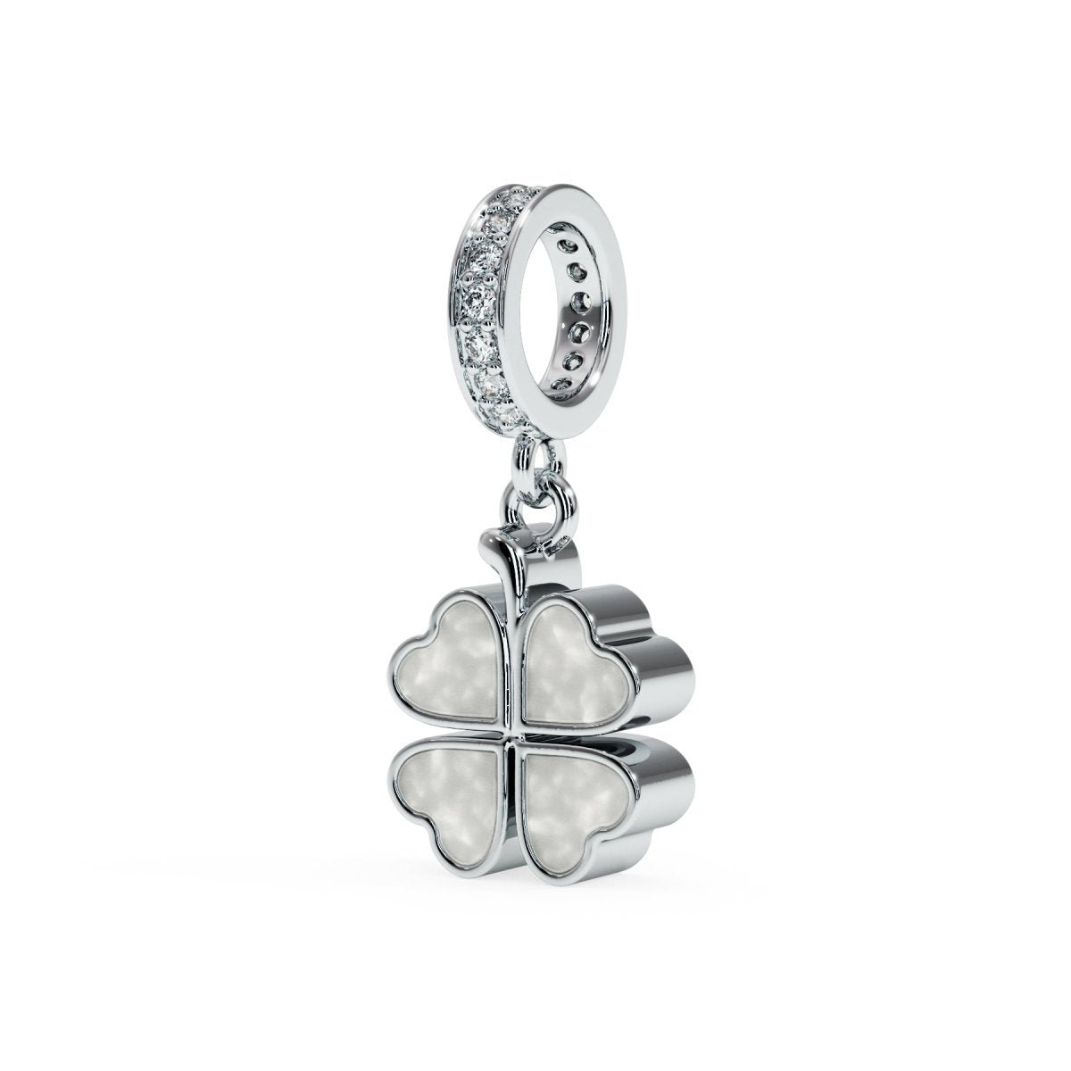 Four Leaf Clover Ashes Memorial Charm - Samuel Perry