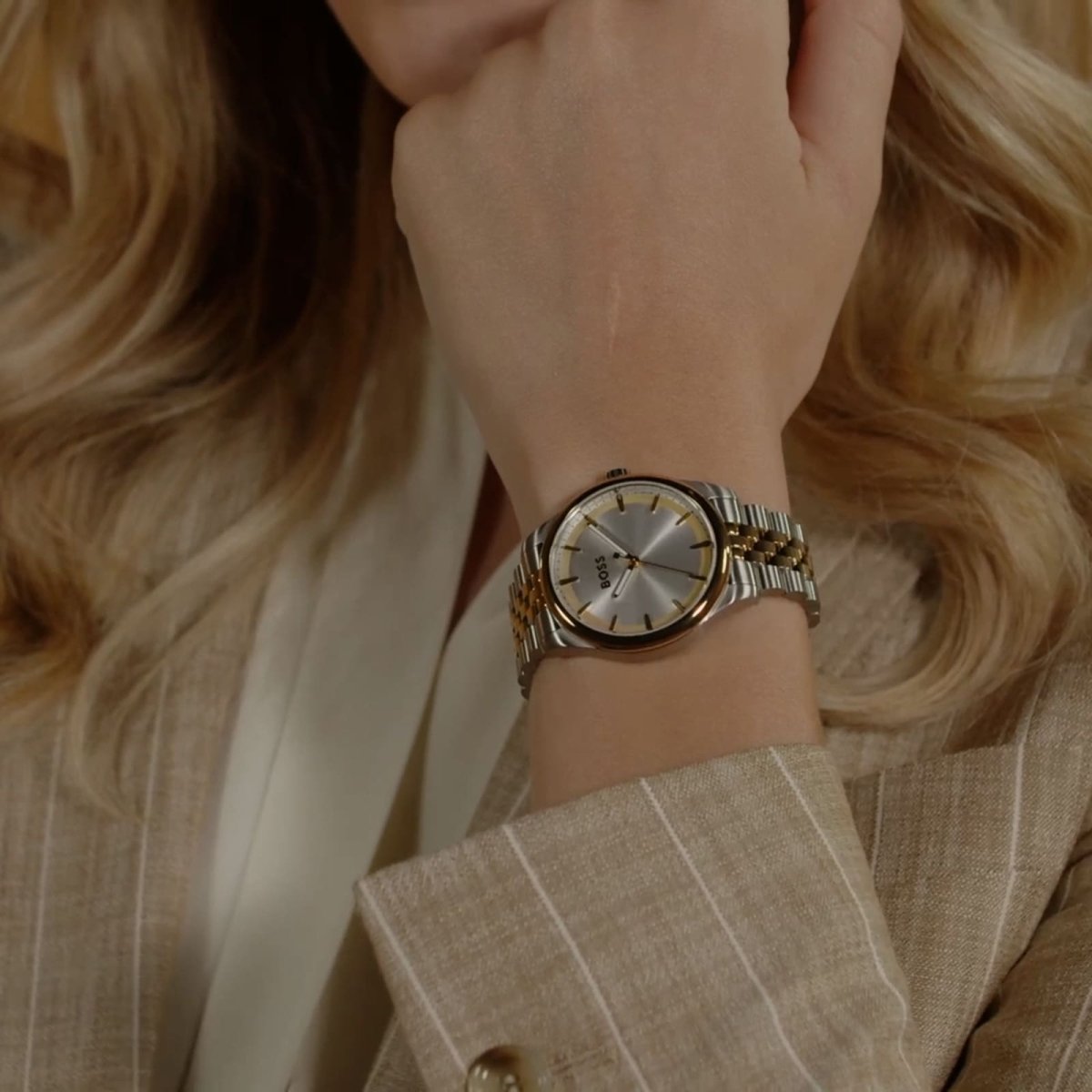 Graceful 36mm Ladies Watch Silver - Samuel Perry