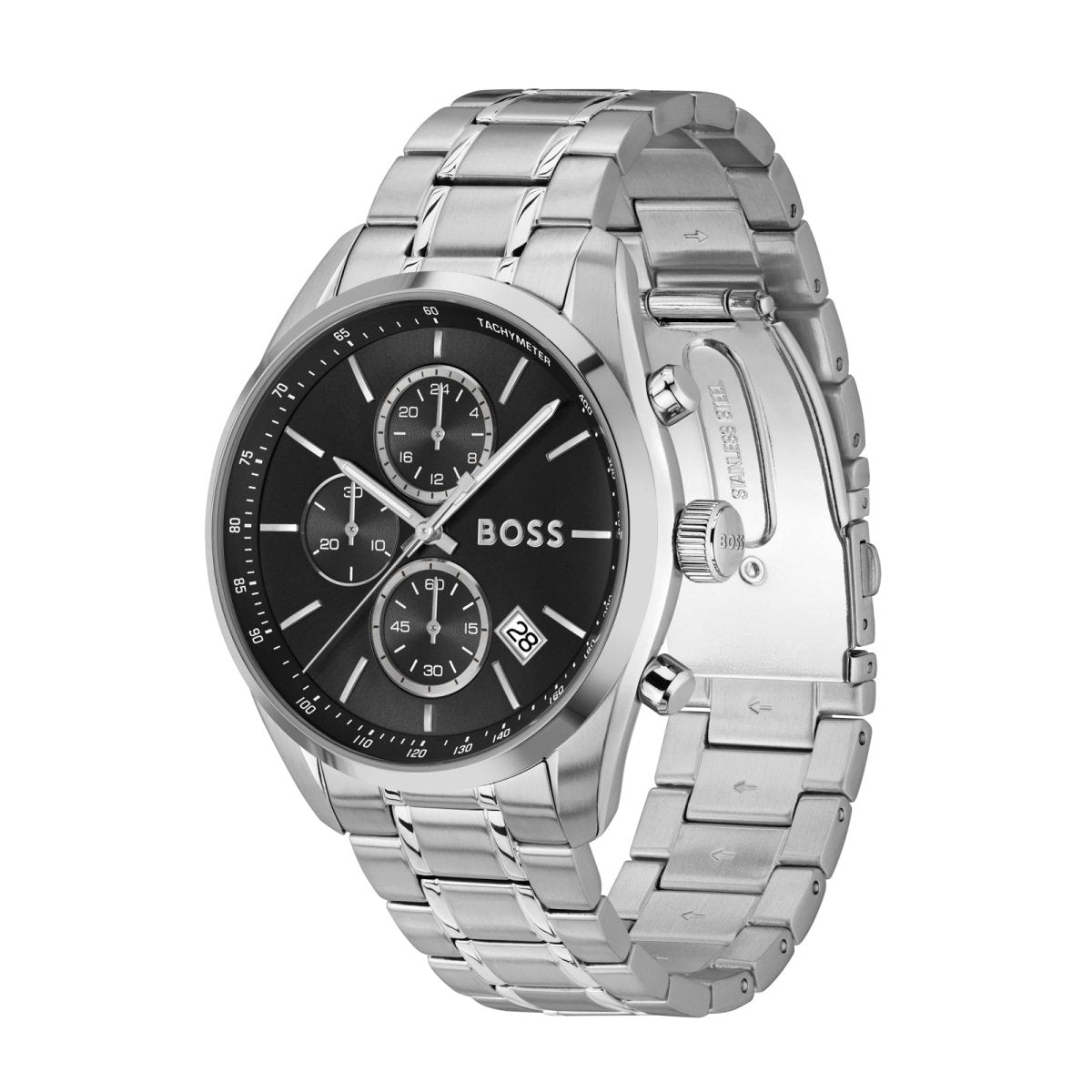 Grand Prix Mens Watch 44.5mm Black - Samuel Perry