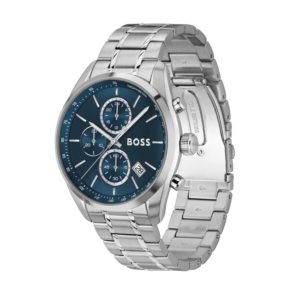Grand Prix Mens Watch 44.5mm Blue - Samuel Perry