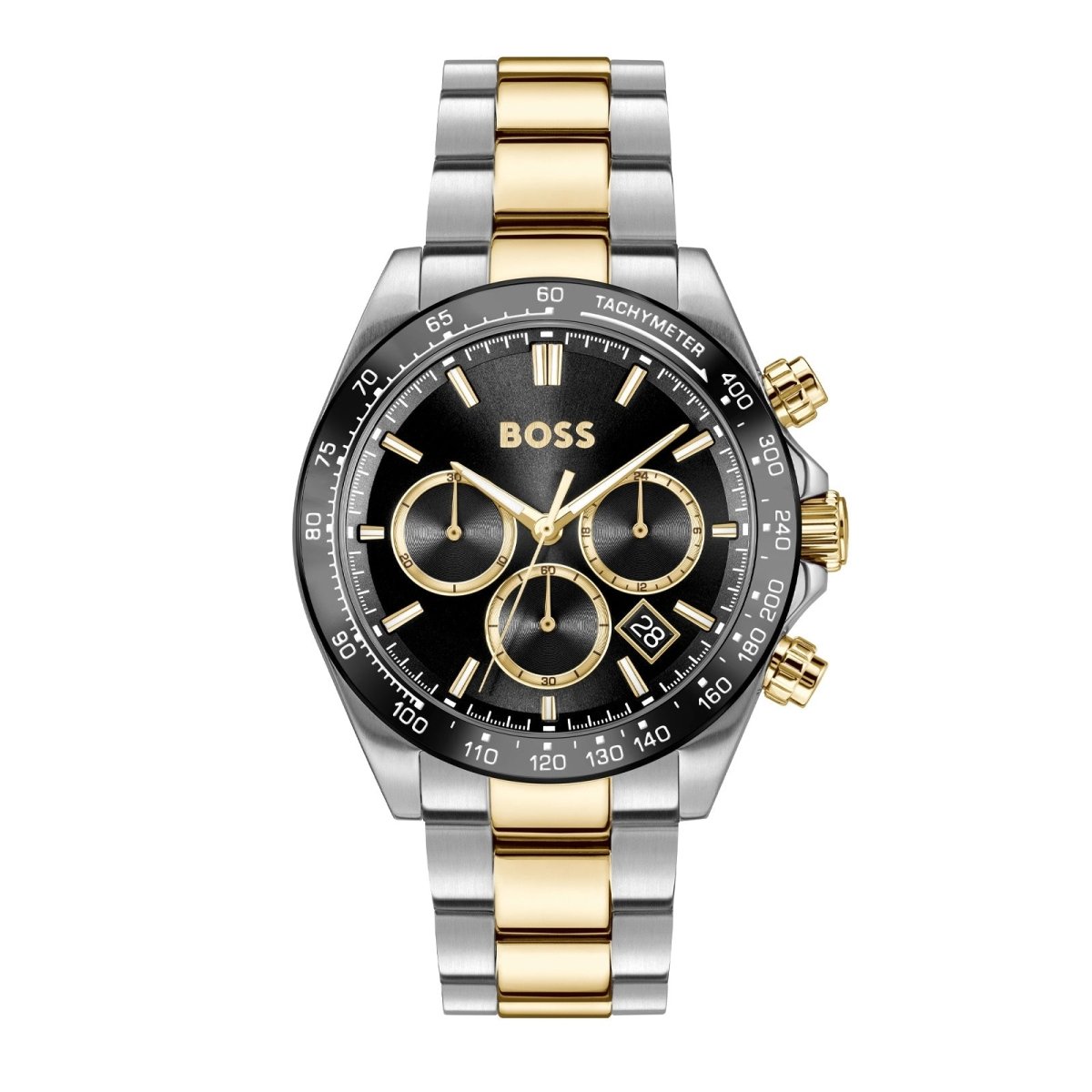 Hero Chronograph Quartz 44mm Mens Watch Black - Samuel Perry