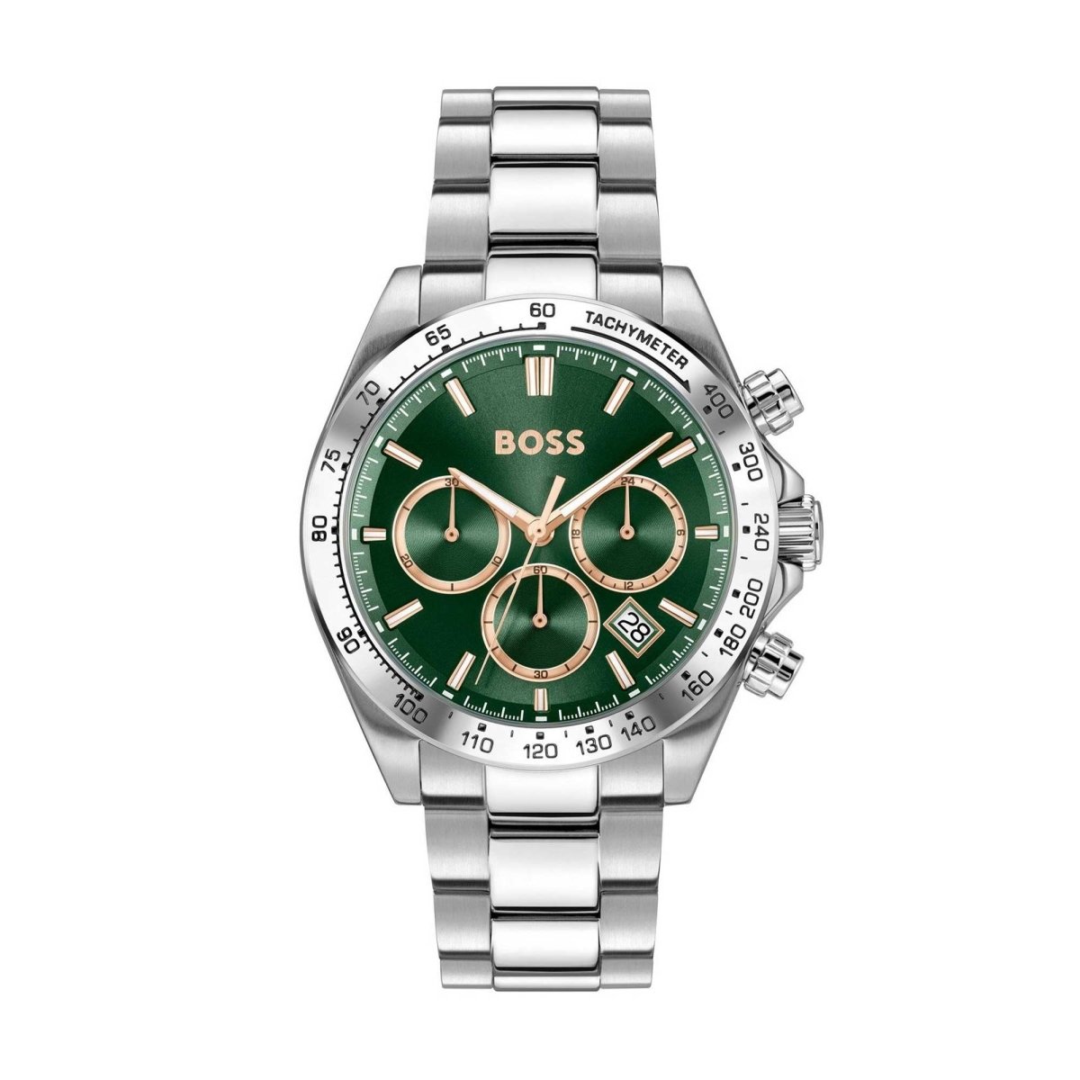 Hero Chronograph Quartz 44mm Mens Watch Green - Samuel Perry
