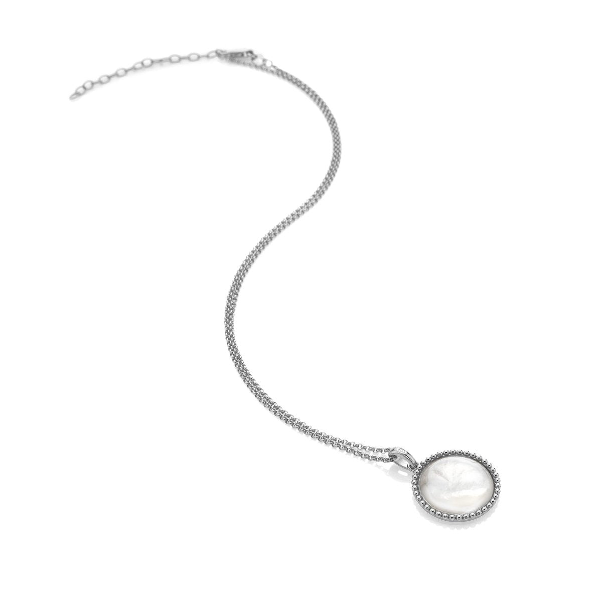 Mother of Pearl Circle Pendant - Samuel Perry