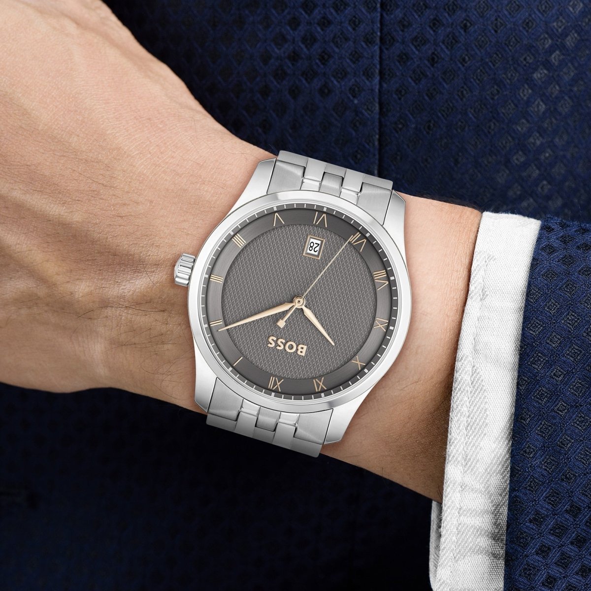Principle Mens Watch Grey 41mm - Samuel Perry