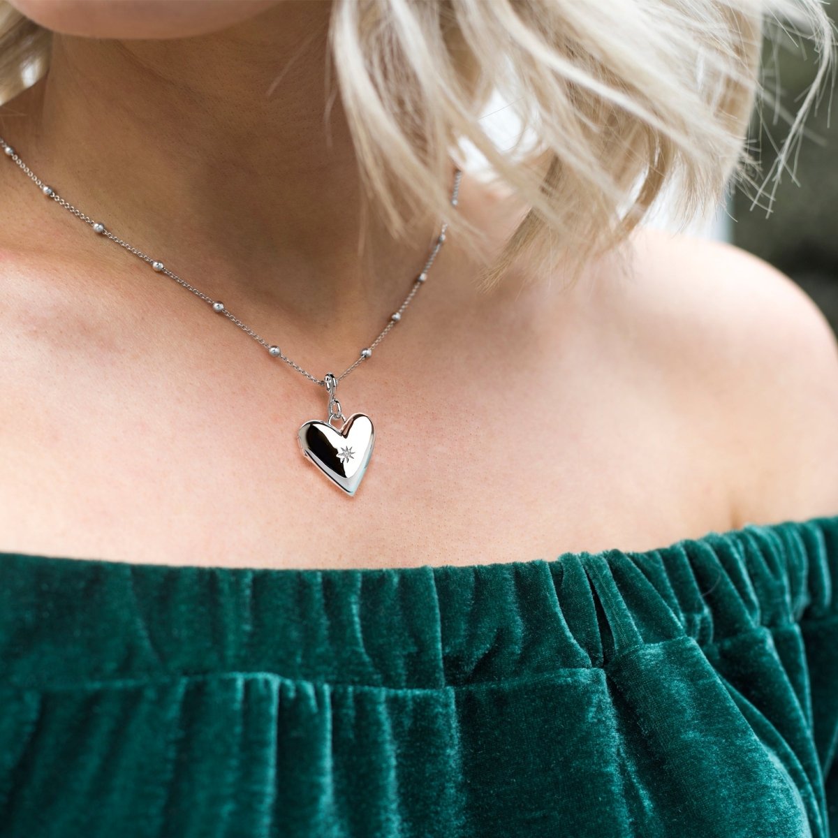 Romantic Small Heart Locket - Samuel Perry