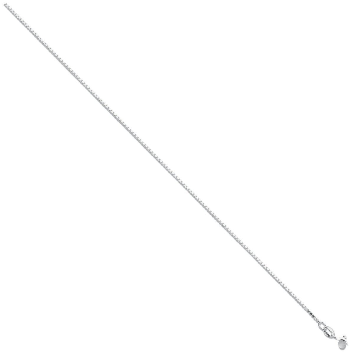 Sterling Silver 1.1mm Elegant Box Chain - Samuel Perry