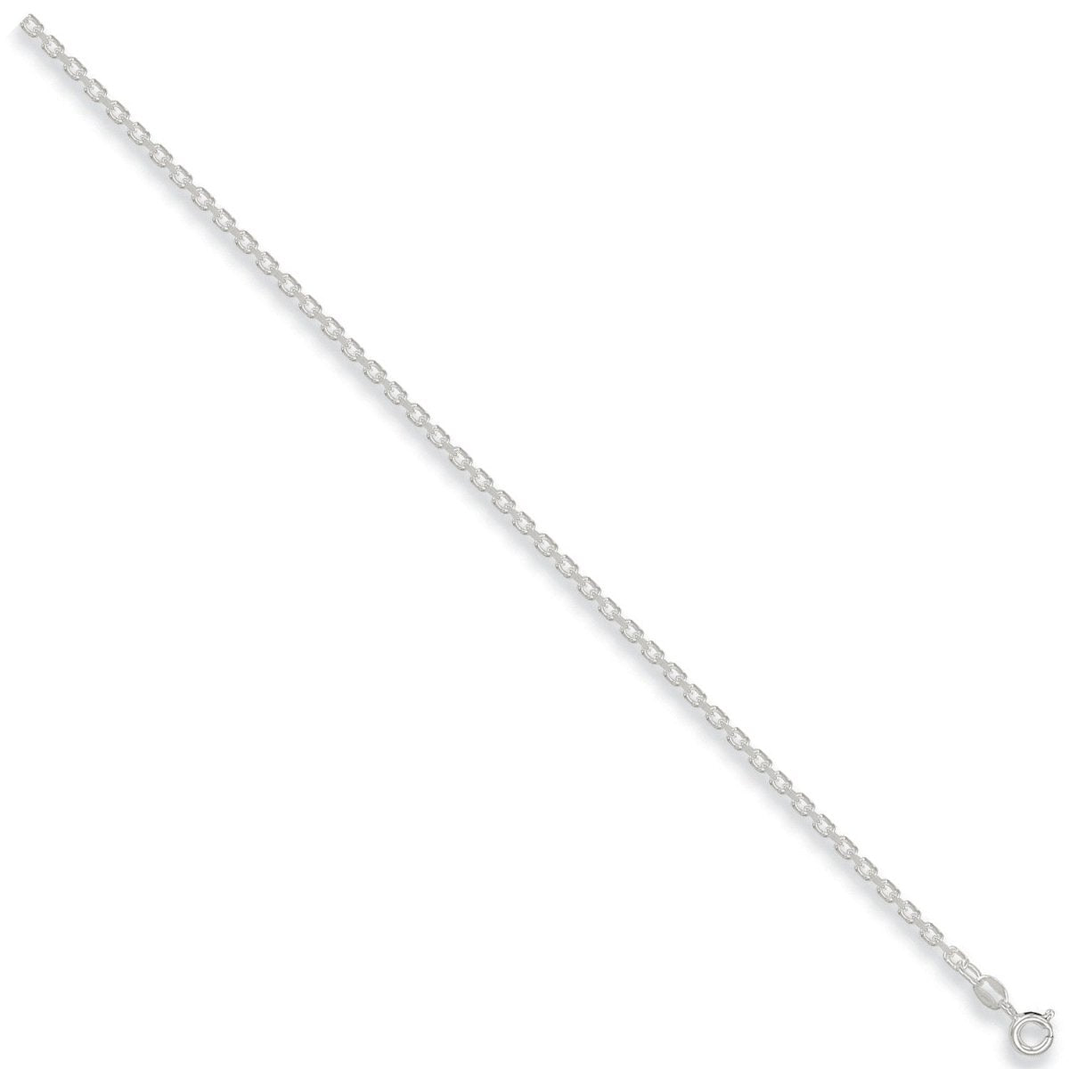 Sterling Silver 2.7mm Diamond Cut Belcher Chain - Samuel Perry