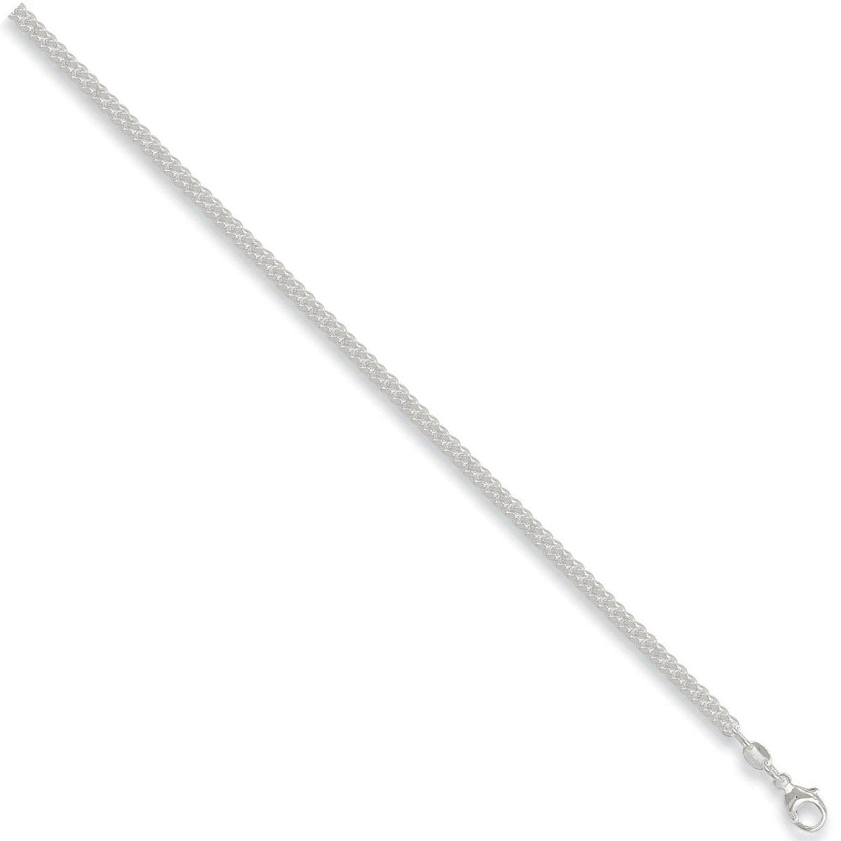 Sterling Silver 3.7mm Luxury Classic Curb Chain - Samuel Perry