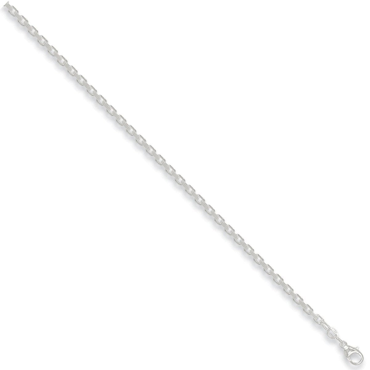 Sterling Silver 4.8mm Luxury Diamond Cut Belcher Chain - Samuel Perry
