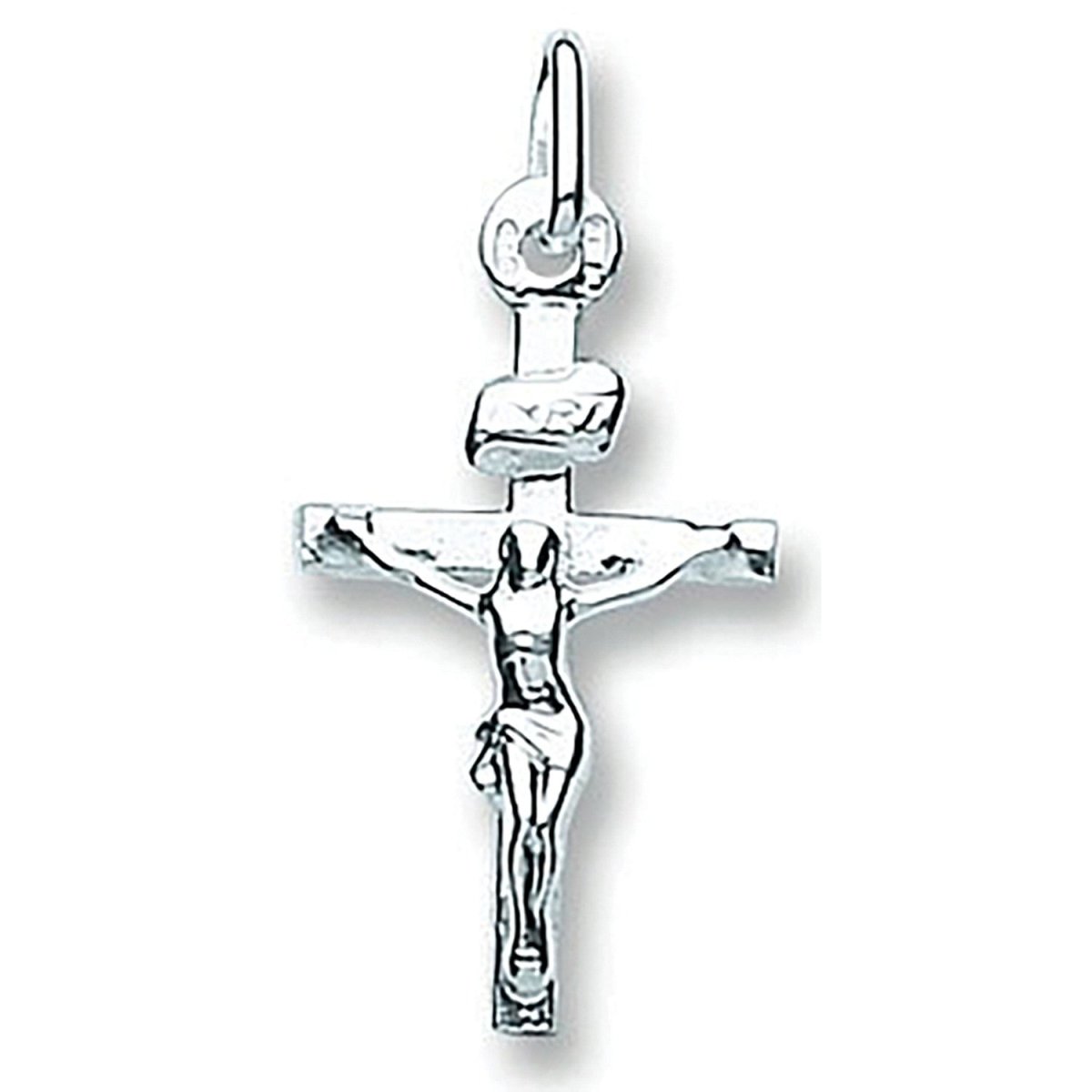 Sterling Silver Crucifix Pendant – Classic Devotion - Samuel Perry