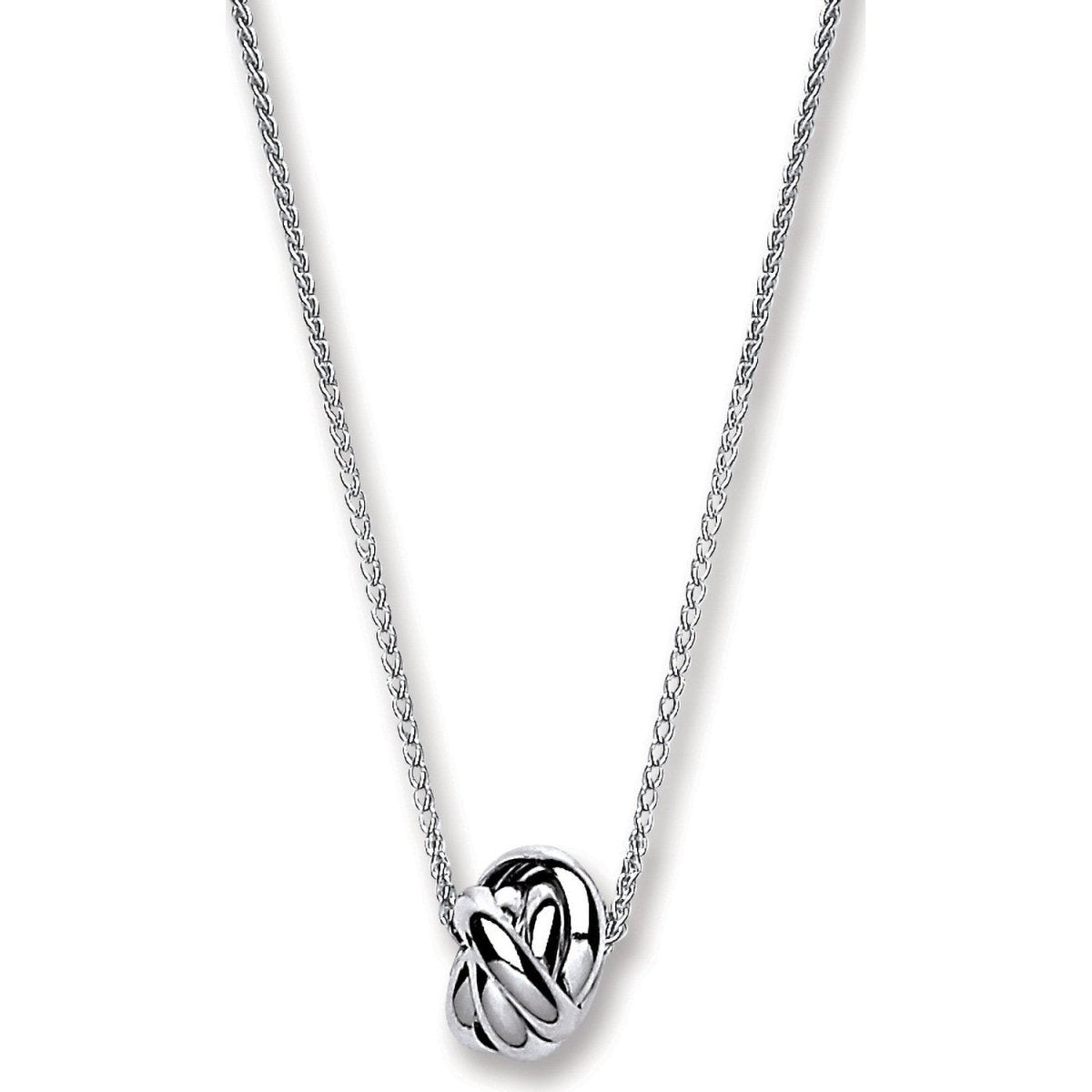 Sterling Silver Elegant Chain with Knot - Samuel Perry