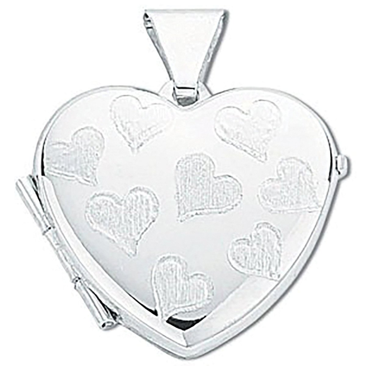 Sterling Silver Engraved Heart Locket – A Cherished Keepsake - Samuel Perry