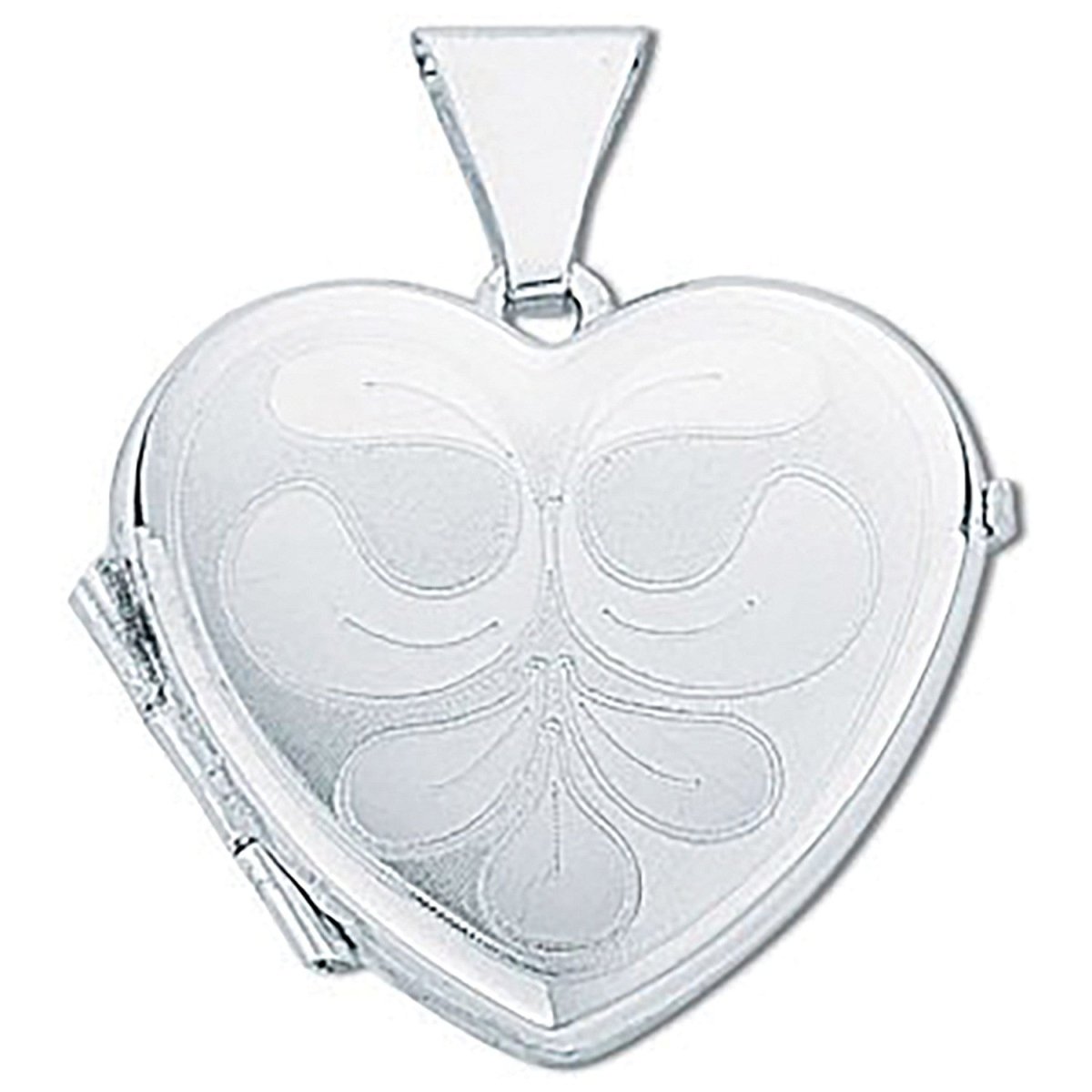 Sterling Silver Engraved Heart Locket – A Timeless Keepsake - Samuel Perry
