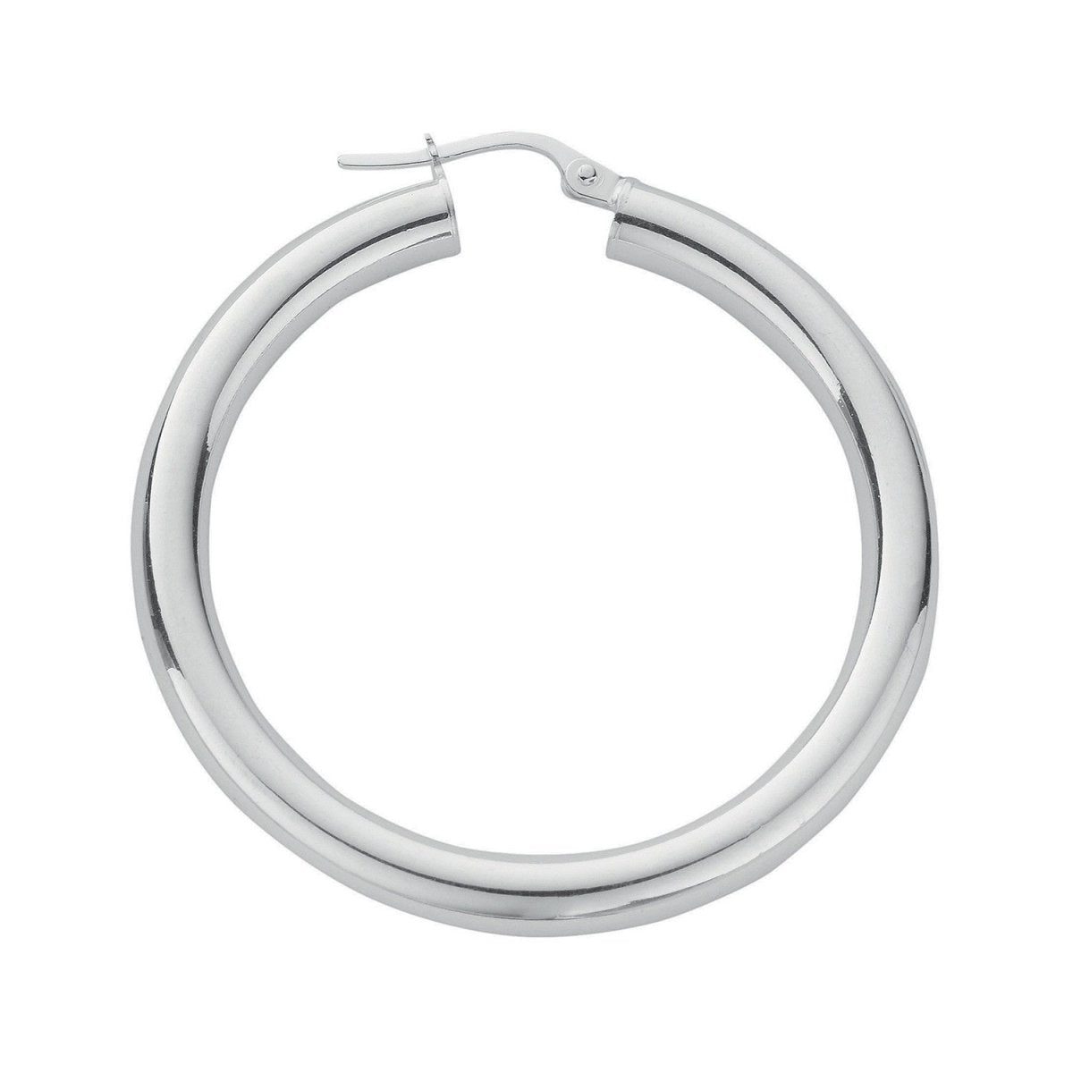 Sterling Silver Hoop Earrings - Samuel Perry