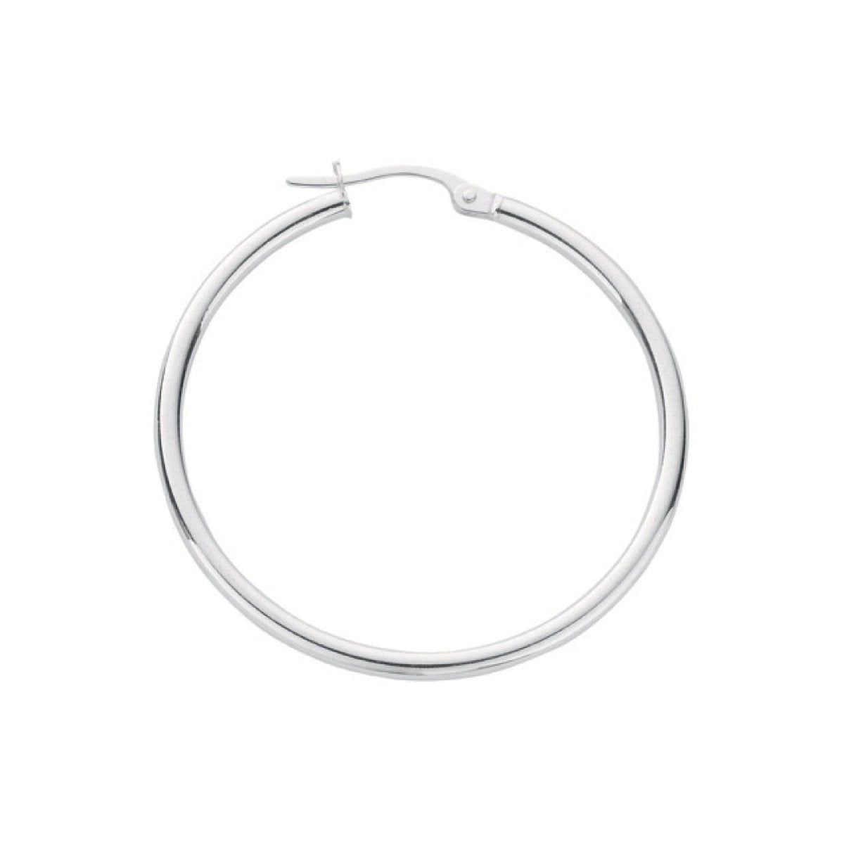 Sterling Silver Hoop Earrings - Samuel Perry