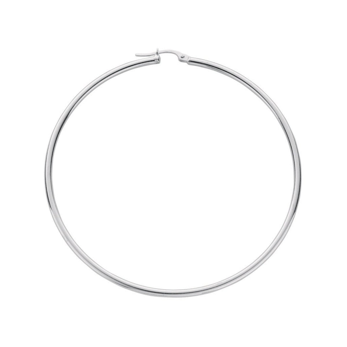 Sterling Silver Hoop Earrings - Samuel Perry