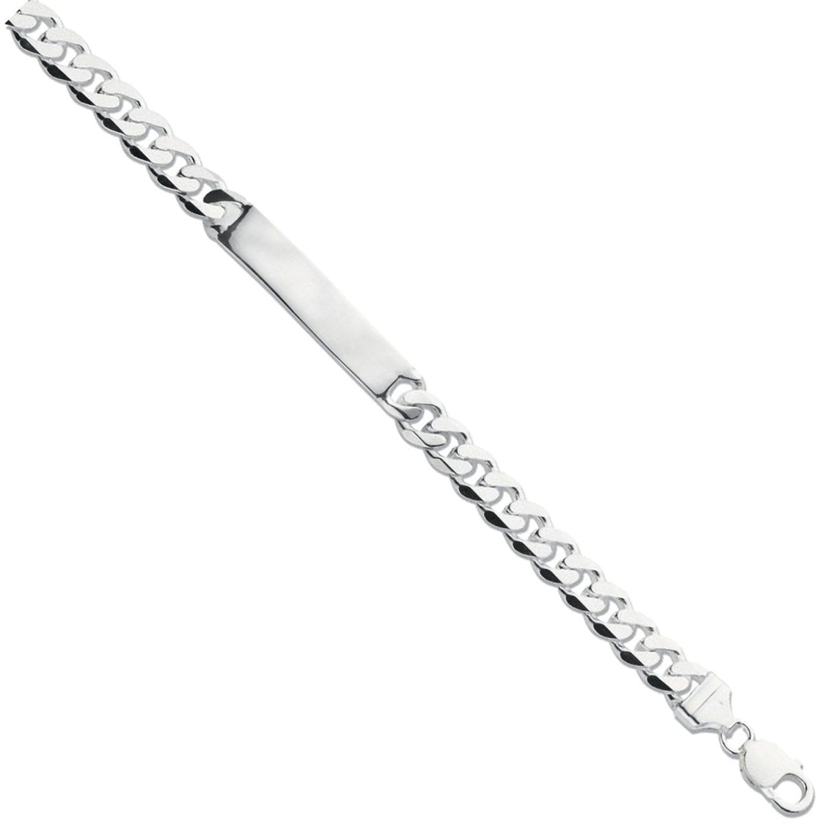 Sterling Silver ID Gents 8" Bracelet - Samuel Perry