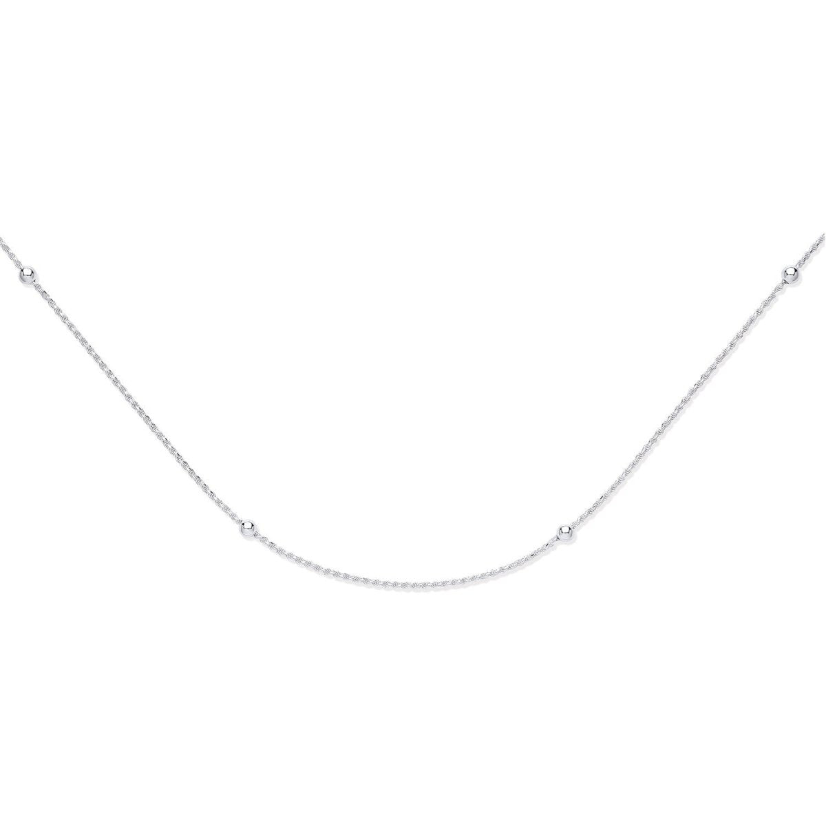 Club Ropes Silver Sterling Silver Rope With Balls Elegant Chain | Samuel Perry